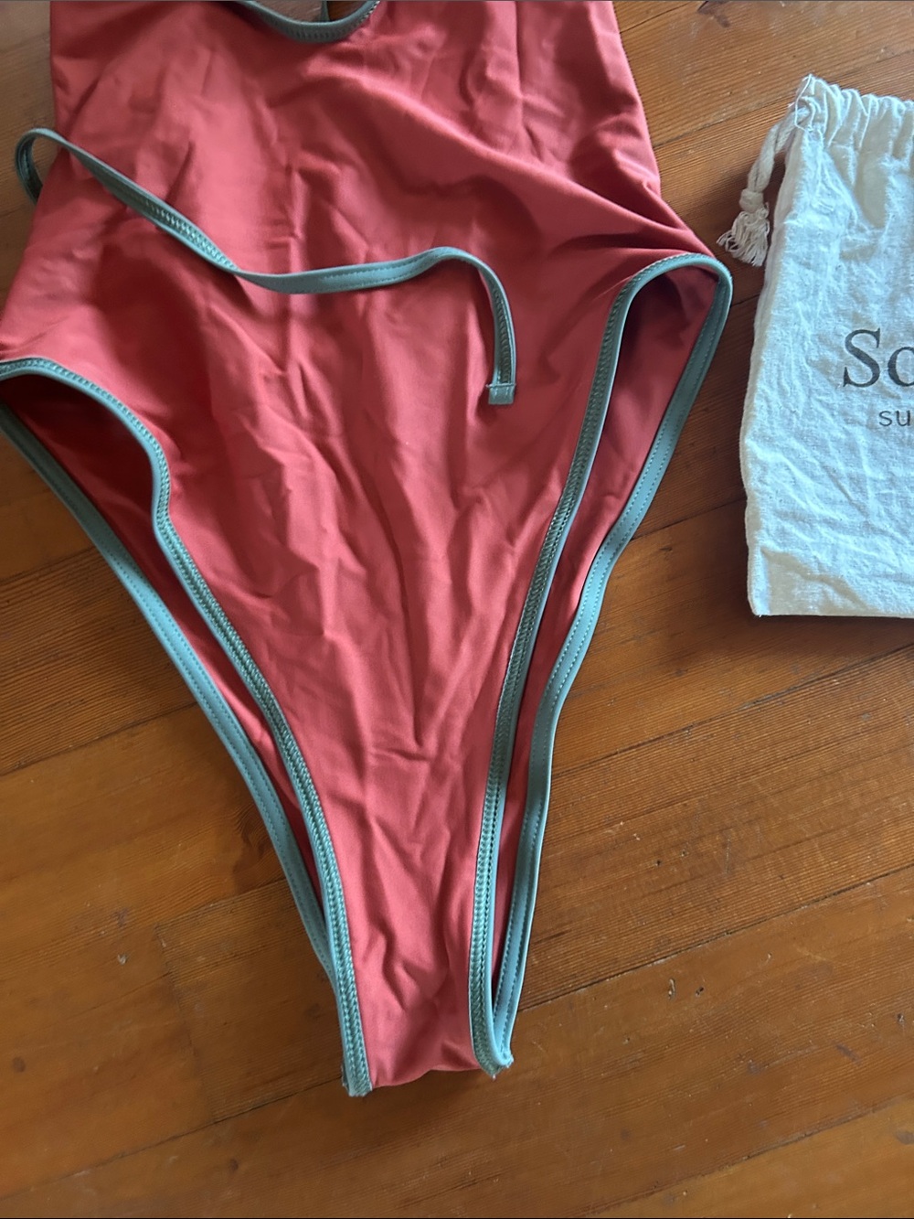 Soso Swim Original Cut swimsuit high cut sustainable independent designer medium - Picture 5 of 10